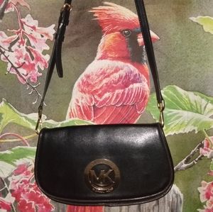 Michael Kors  black leather